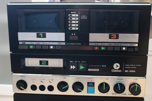 Clarion MK-1000A 8トラ カラオケ機器 クラリオン カセットデッキの