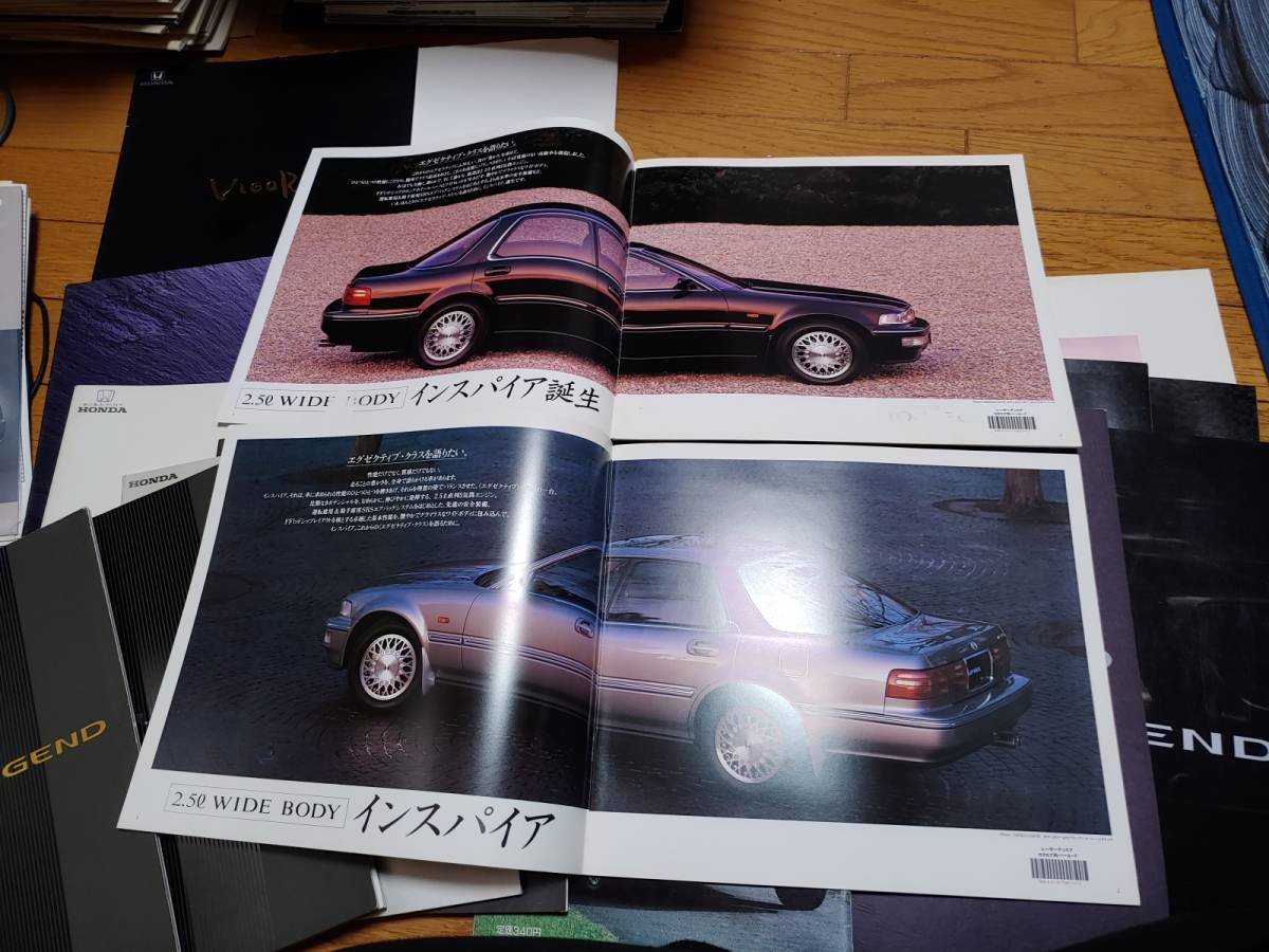 ホンダ 高級車のカタログ大量セット インスパイア ビガー セイバー レジェンドなど の落札情報詳細 ヤフオク落札価格情報 オークフリー スマートフォン版