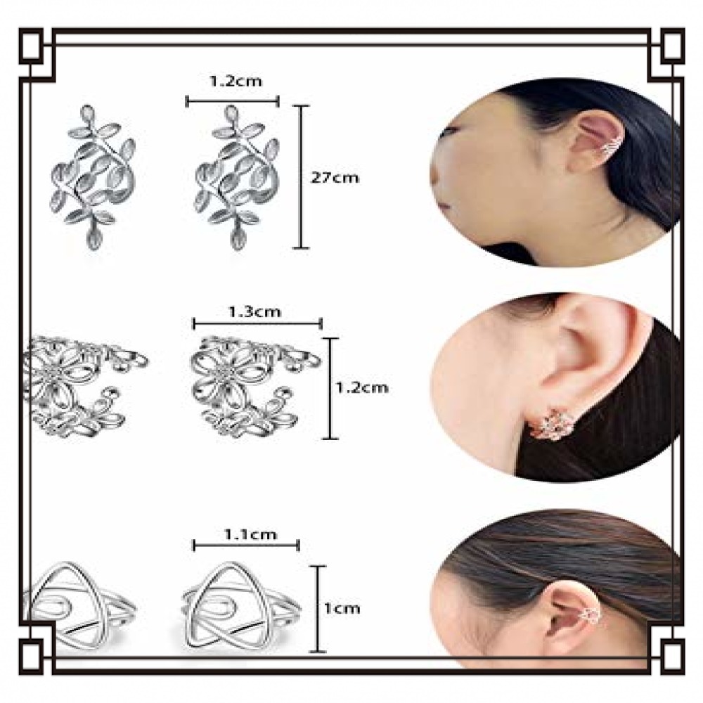 新品 大特価 シルバー ｓサイズ 6ペア入り イヤーカフ フェイクピアス レディース 6種類 ｓサイズ 軟骨 ピアス の落札情報詳細 ヤフオク落札価格情報 オークフリー スマートフォン版