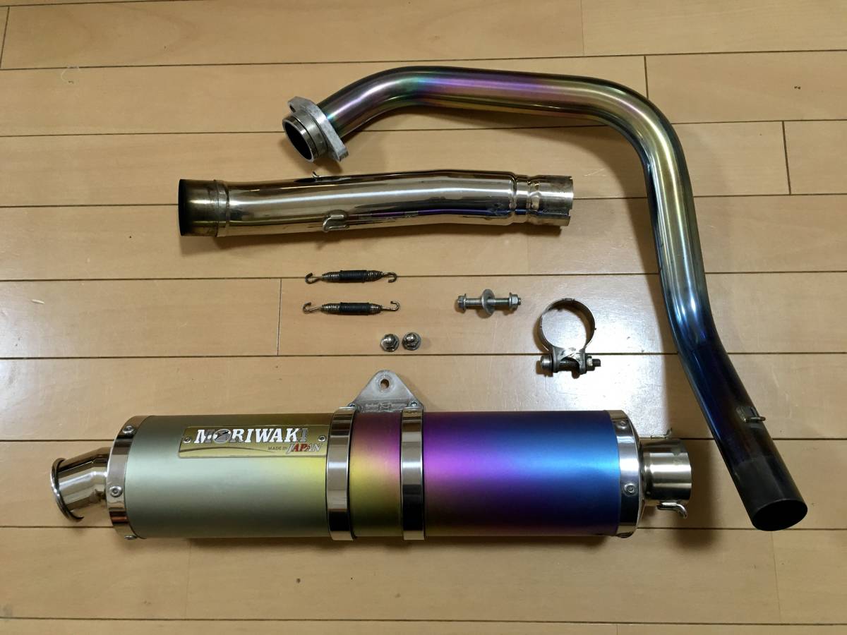 CBR250MC41前期用モリワキチタンマフラーMORIWAKI