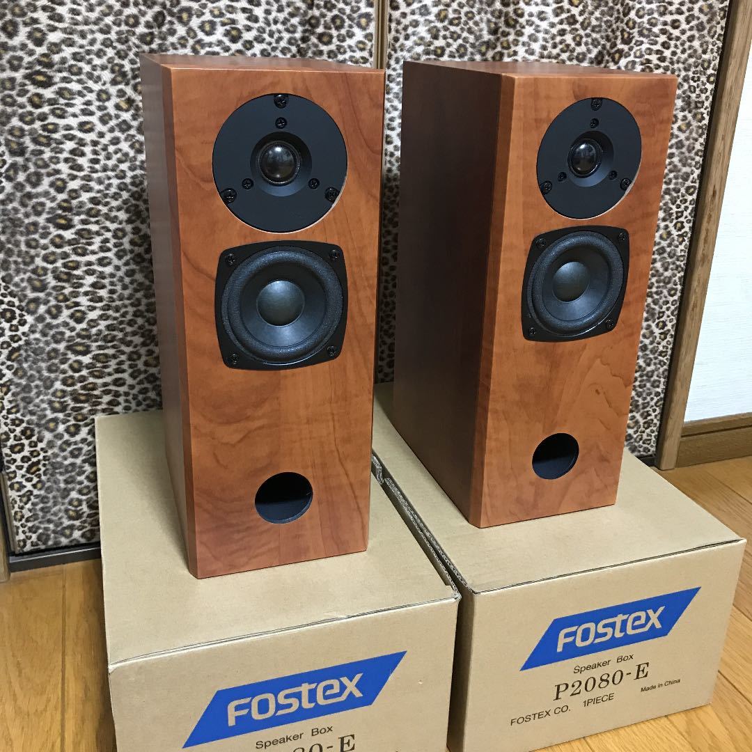 Fostex P2080E+PT20+PW80 スピーカー ダブルバスレフの落札情報詳細