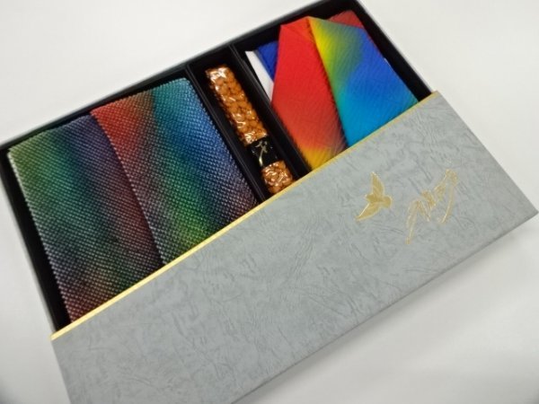 2411 振袖袋帯重ね衿帯揚げ帯締めセット】 宗sou 未使用品 正絹