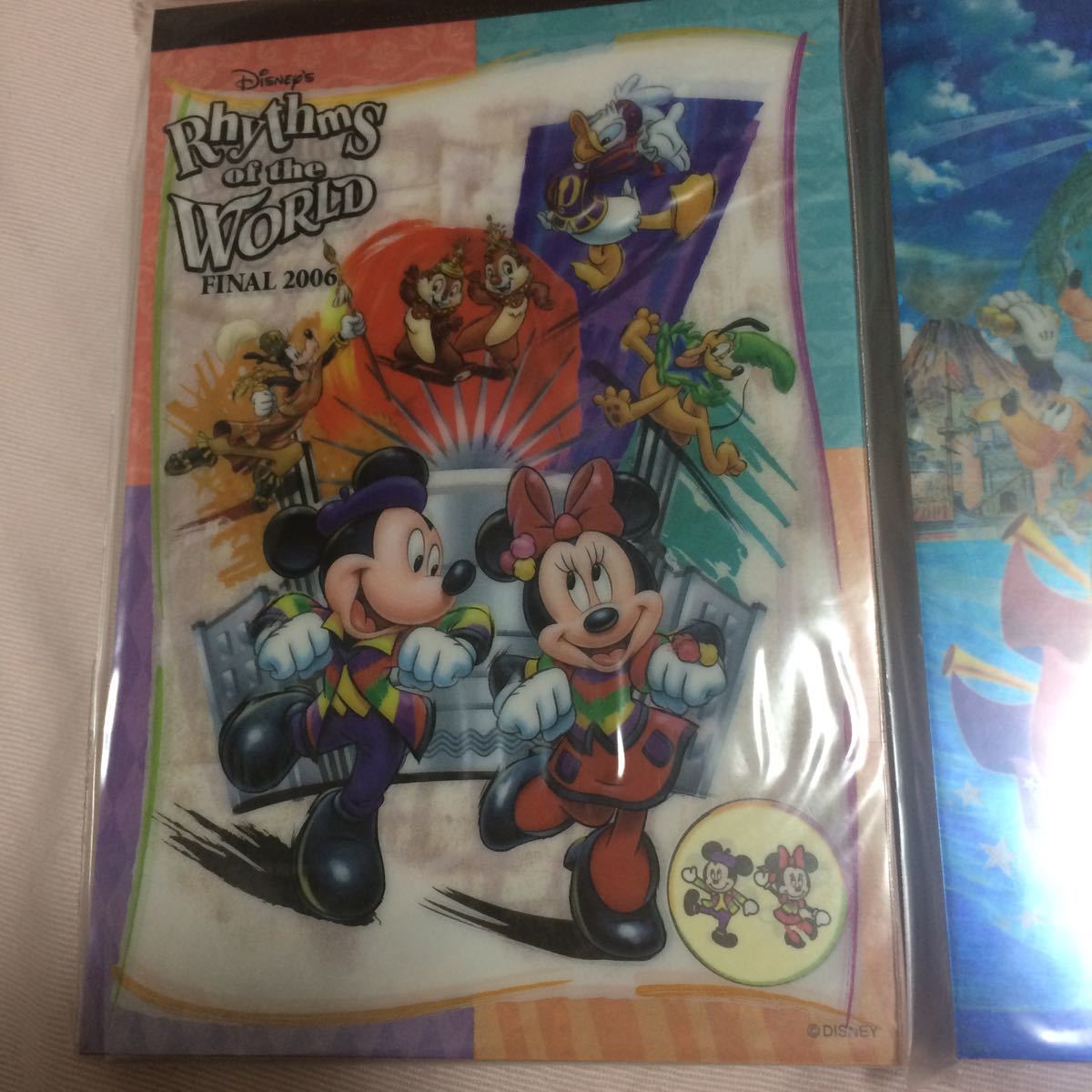 新品】新品☆ディズニー ☆メモ帳☆ディズニーシー5周年 リズムオブザ