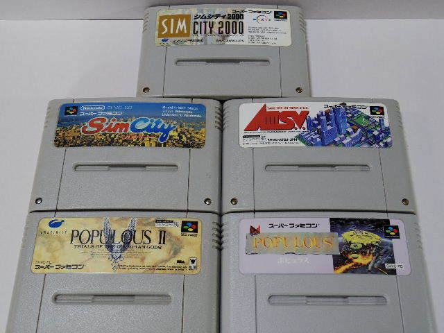 Sfc ポピュラス ポピュラス2 シムシティ シムシティ00 A列車で行こう3 A Sv 端子メンテ済み の落札情報詳細 ヤフオク落札価格情報 オークフリー スマートフォン版