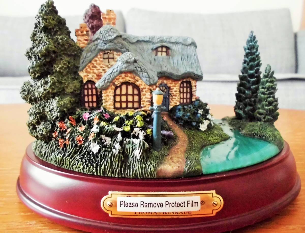 【未使用】トーマス•キンケード　ジオラマ　教会　クリスマス 未使用】トーマス•キンケード ジオラマ 教会 クリスマス 未使用