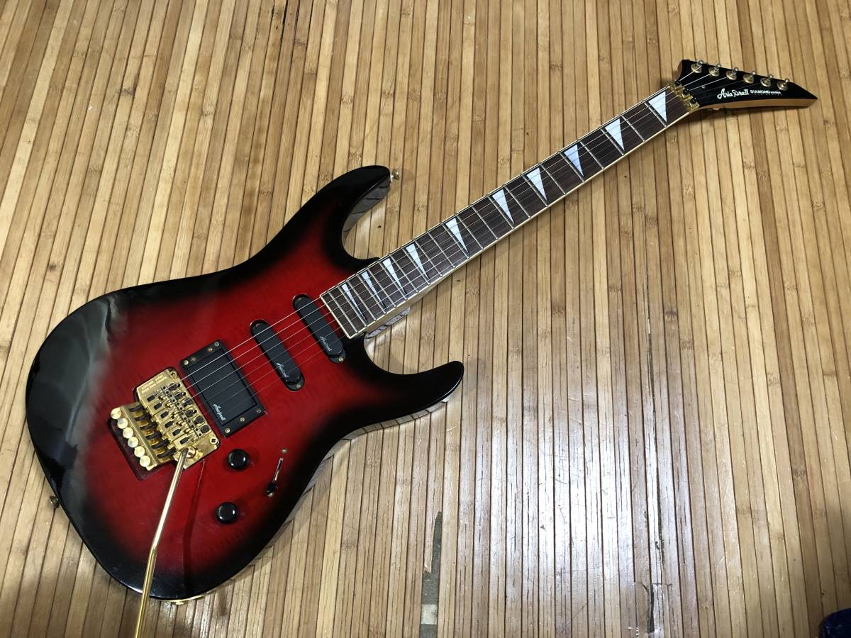 AriaProⅡ JX-550 ジャクソンヘッド トラ杢ボディ ダブルロック