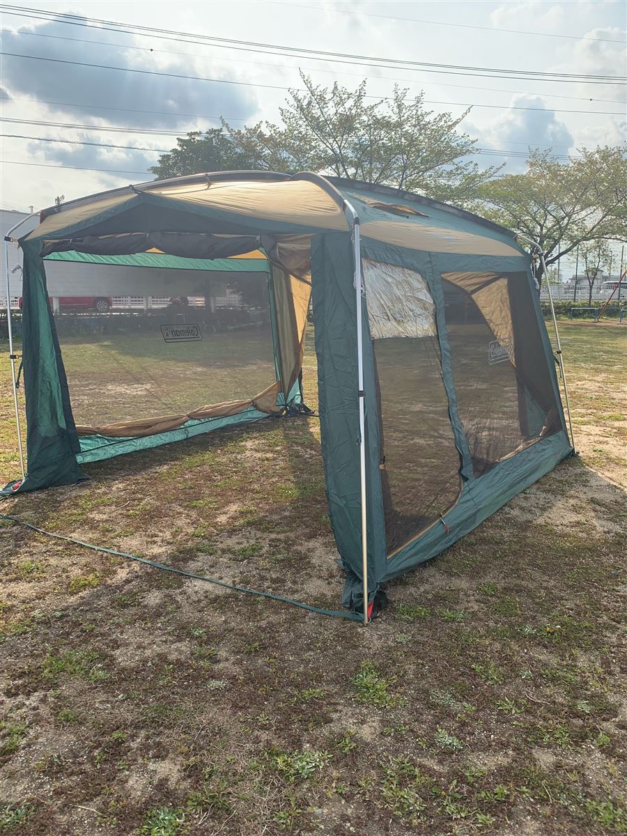 Coleman ワイドスクエアスクリーンタープタープ スクリーン 4 6人用 Grn の落札情報詳細 ヤフオク落札価格情報 オークフリー スマートフォン版