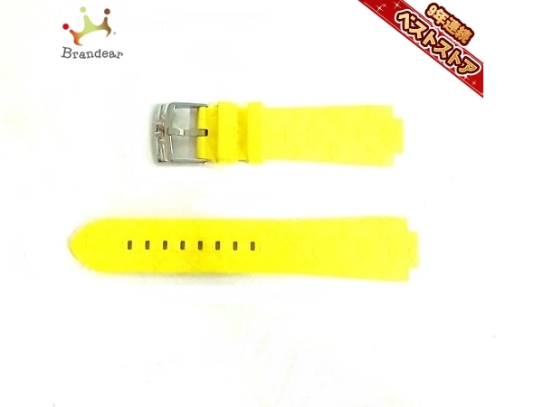 Louis Vuitton ラバーベルト 替えベルト イエロー 美品 ルイヴィトン