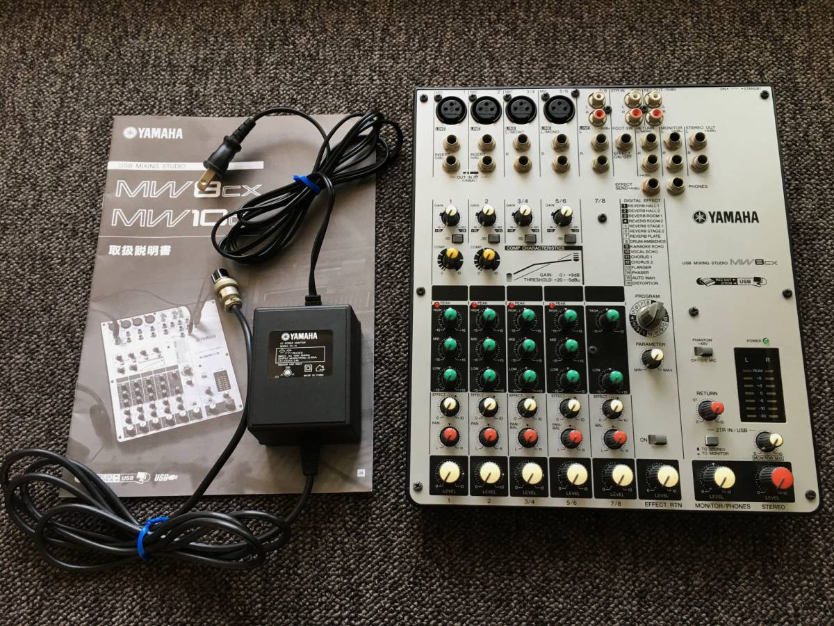 YAMAHA ヤマハ MW8CX ミキサー/USBオーディオインターフェース ヤマハ | MW8CX - AUDIOインターフェース／MIDIインターフェース - 概要