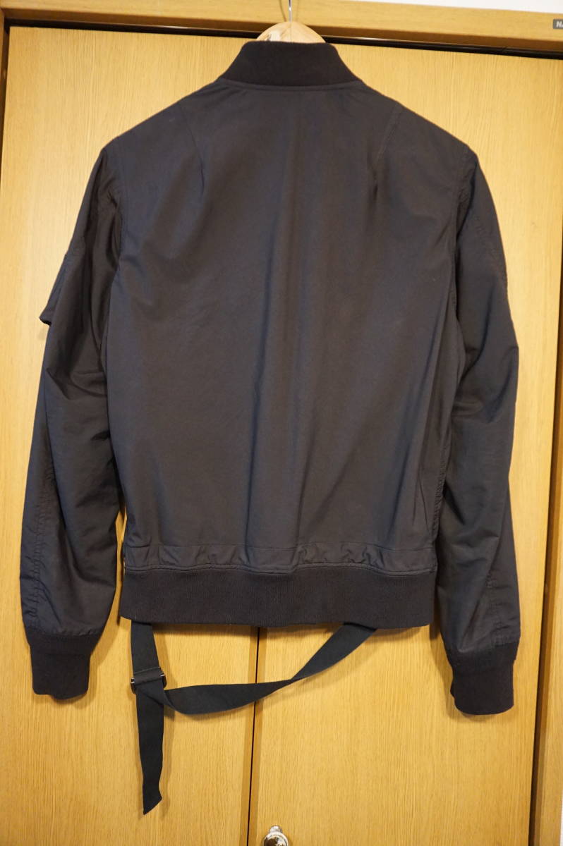 ヘルムートラング本人期ブラック MA-1 フライトジャケット