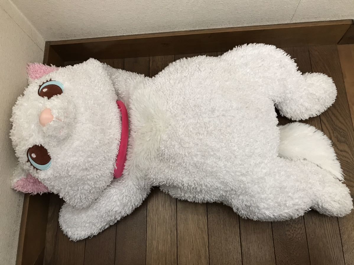 ぬいぐるみ ディズニー マリーちゃん 特大 ホームクリーニング済みの