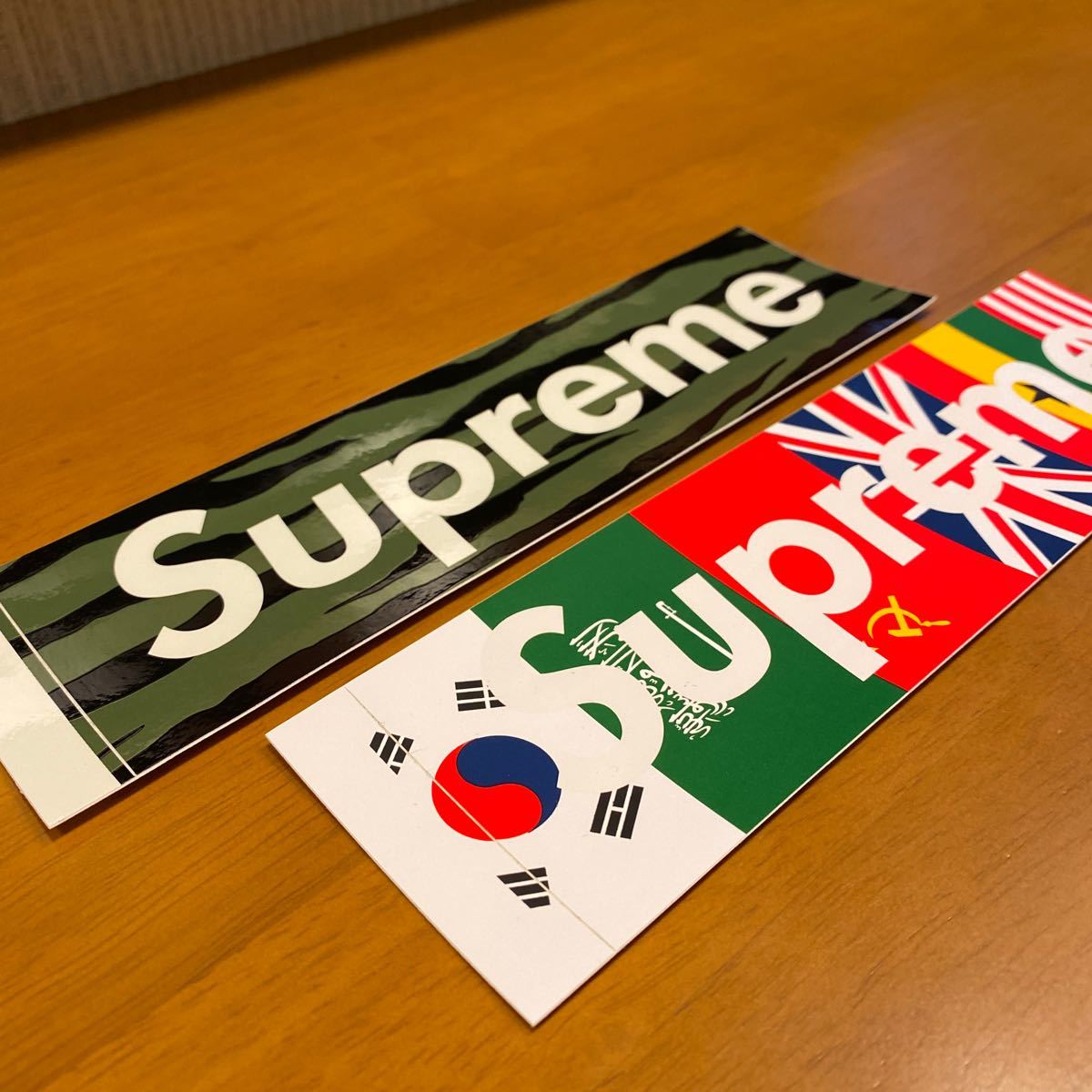 Supreme Box Logo ステッカー カモフラージュ柄 セット Supreme Box Logo ステッカー カモフラージュ柄 セット