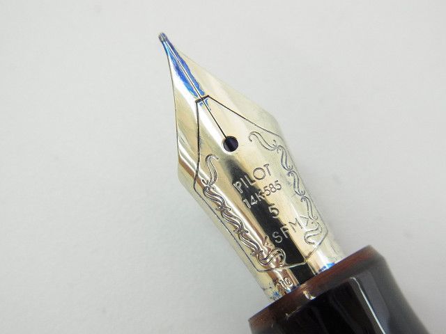 ◎パイロット 万年筆 カスタム74 ブルーブラック カートリッジ付き