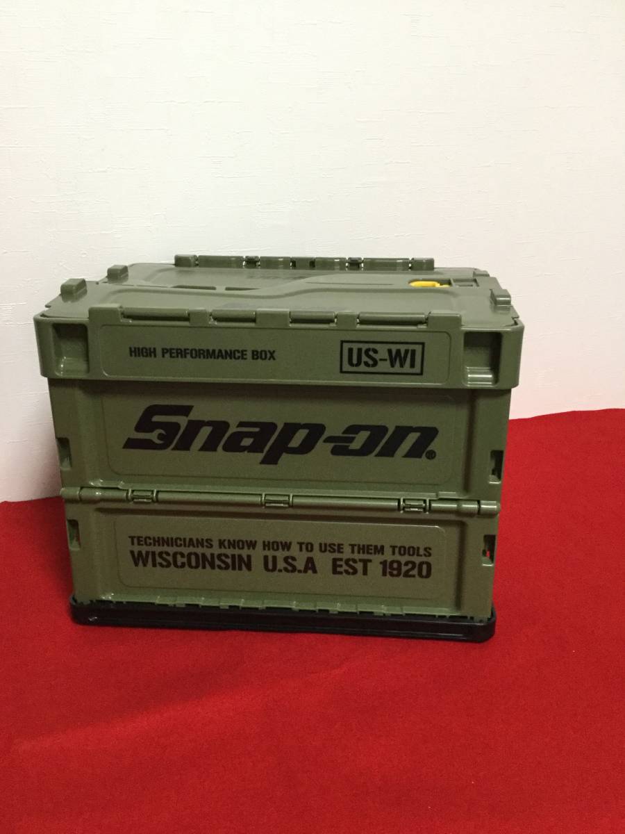 新品】Snap-on スナップオン 折りたたみコンテナ ハーフサイズの落札