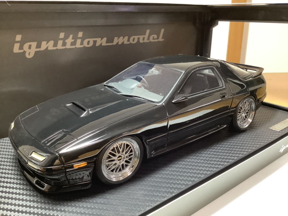 希少初版品 イグニッションモデル FC3S ブラック 1/18 Mazda Savanna RX-7 Infini (FC3S) first samples! Preorder