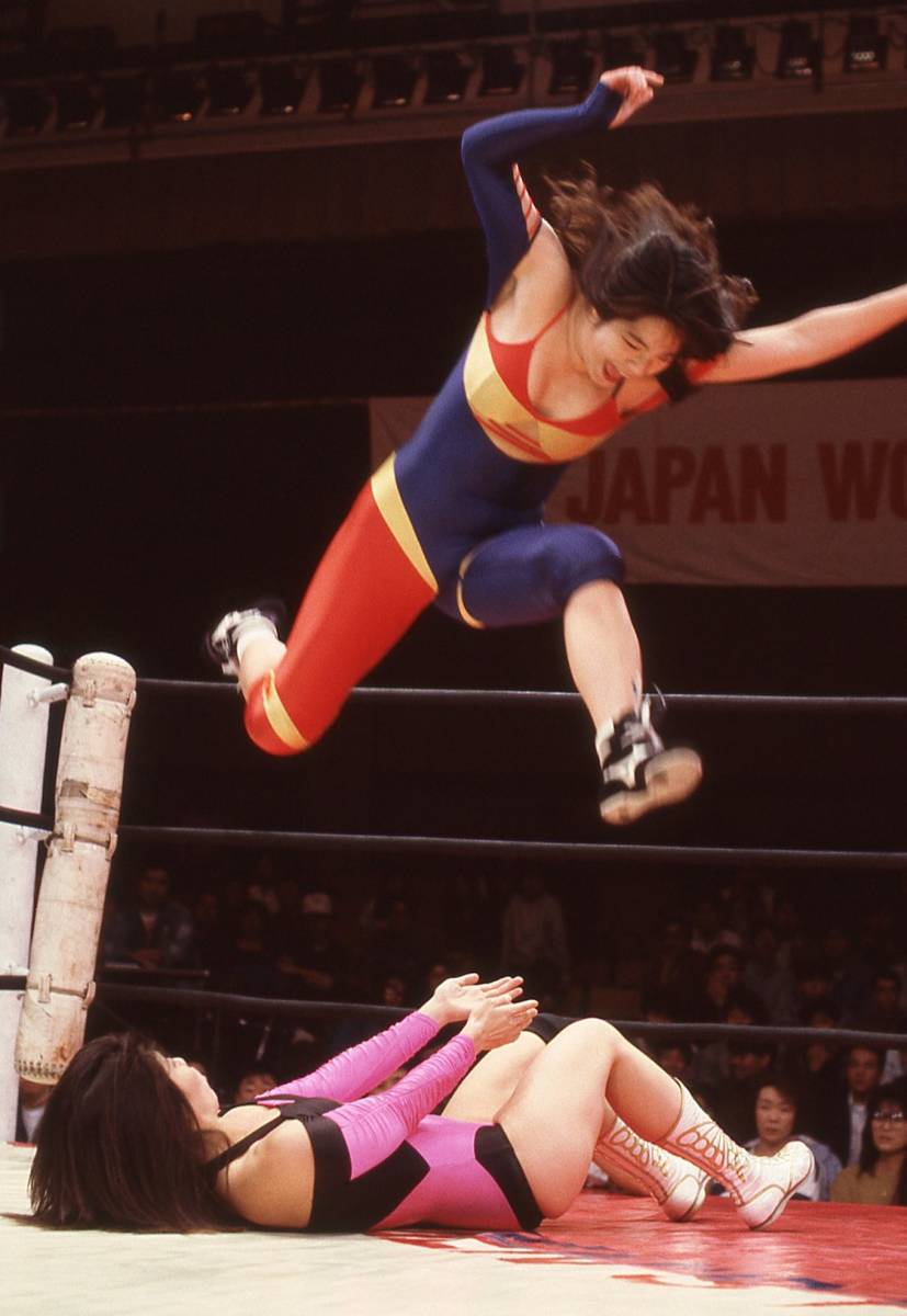 新品全日本女子プロレス1990年代写真4☆ブル中野☆北斗晶☆バイソン