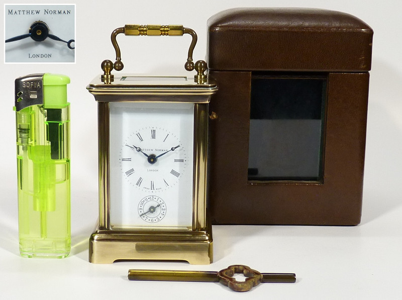 1000円～ 置時計 MATTHEW NORMAN マシューノーマン ゼンマイ付き インテリア 小物 E720 マシュー ノーマン クロック（8日巻）世界限定50台 MATTHEW NORMAN