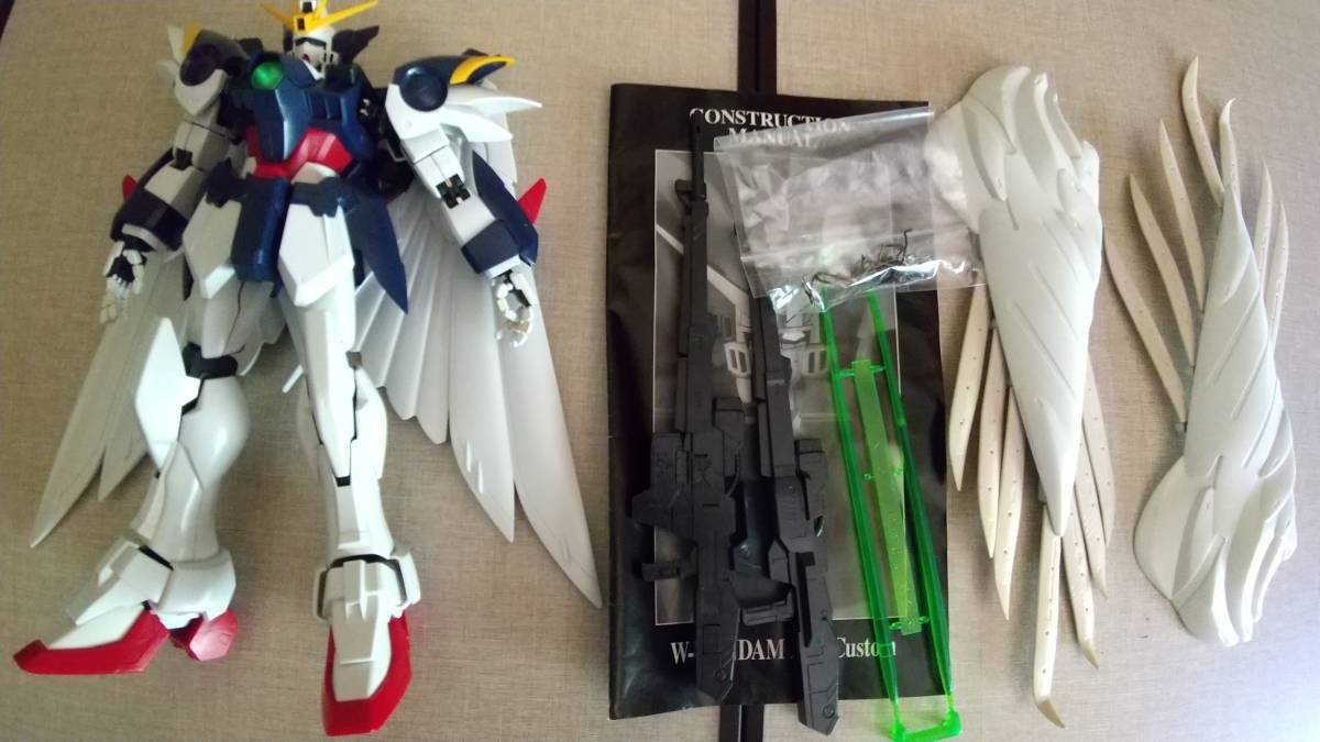 バンダイ Pg ウイングガンダムゼロカスタム 素組 ジャンク の落札情報詳細 ヤフオク落札価格情報 オークフリー スマートフォン版