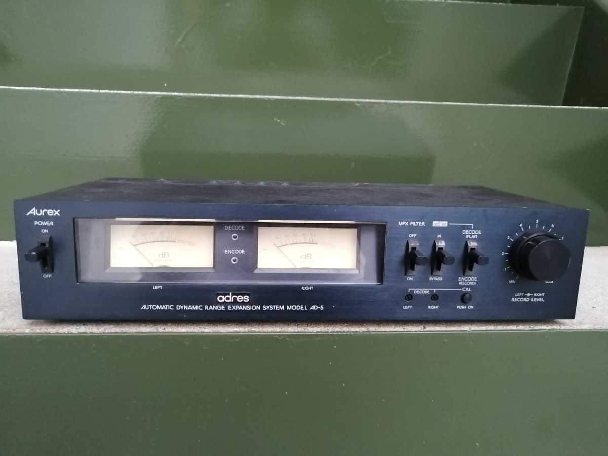 Aurex AD-5 adres アドレスユニット ノイズリダクション 動作確認済