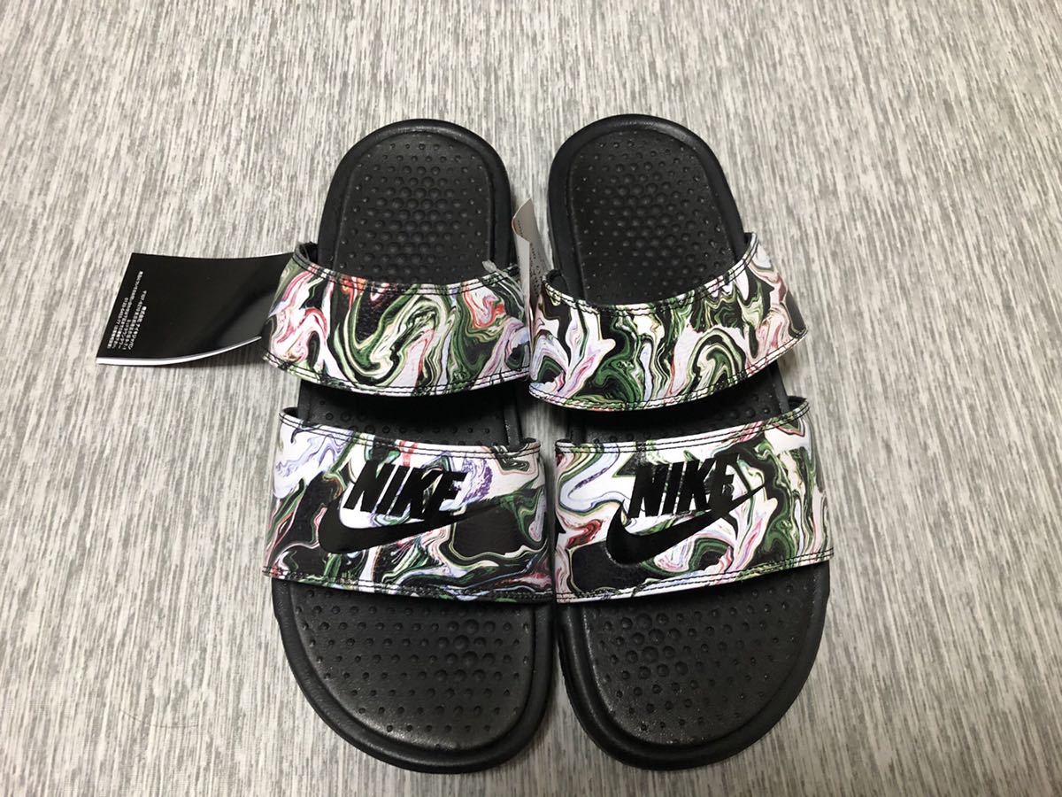 新品 28cm ナイキ ベナッシ デュオ ウルトラ スライド 黒 柄 003 Wmns Benassi Duo Ultra Slide の落札情報詳細 ヤフオク落札価格情報 オークフリー スマートフォン版