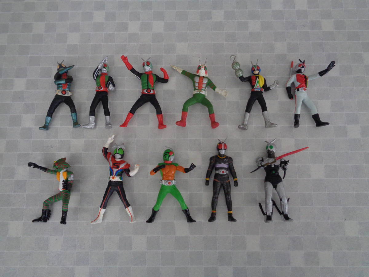 262 仮面ライダー Hgシリーズ 11体セット ガシャポン 接着済み 旧1号 2号 V3 ライダーマン X アマゾン ストロンガー スカイライダー の落札情報詳細 ヤフオク落札価格情報 オークフリー スマートフォン版