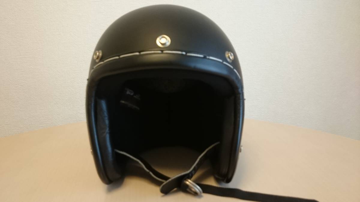 SHM ハンドステッチ ジェットヘルメット マットブラック SHM HAND STITCH SG規格対応 ジェットヘルメット マットブラック Lot