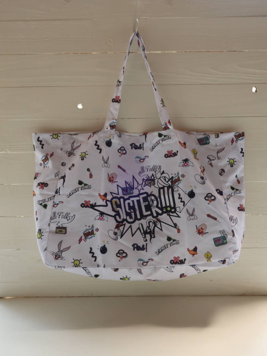 新品】◇未使用品◇PAUL&JOE SISTER×LOONEY TUNES トートバッグ エコ
