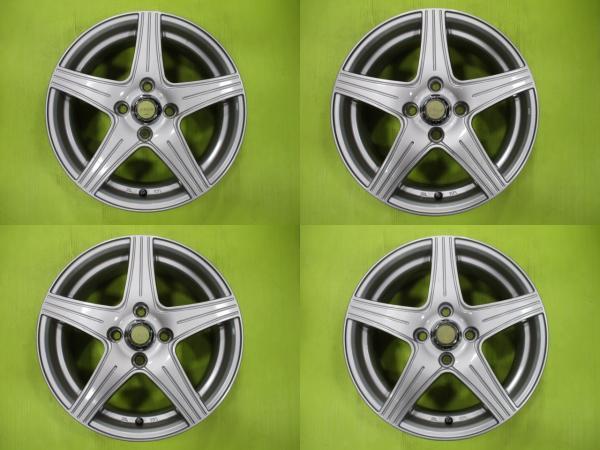 店舗良い TRG 5本ツインスポーク 中古アルミホイール 15インチ4本セット タイヤ・ホイール
