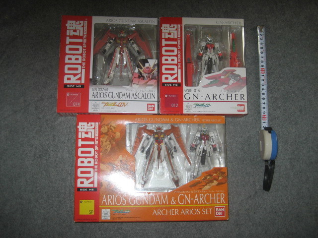 1円開始 Robot魂 Side Ms アリオスガンダム アスカロン アリオスガンダム Gnアーチャーセット Gnアーチャー 3点セット の落札情報詳細 ヤフオク落札価格情報 オークフリー スマートフォン版