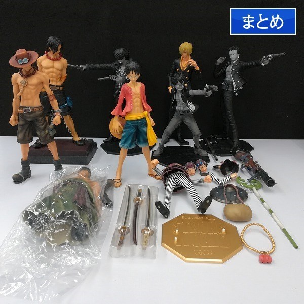Mbf599b まとめ ワンピース Dpcf 三銃士 モノクロ ルフィ ゾロ サンジ 他 ワンピースフィギュア N の落札情報詳細 ヤフオク落札価格情報 オークフリー スマートフォン版