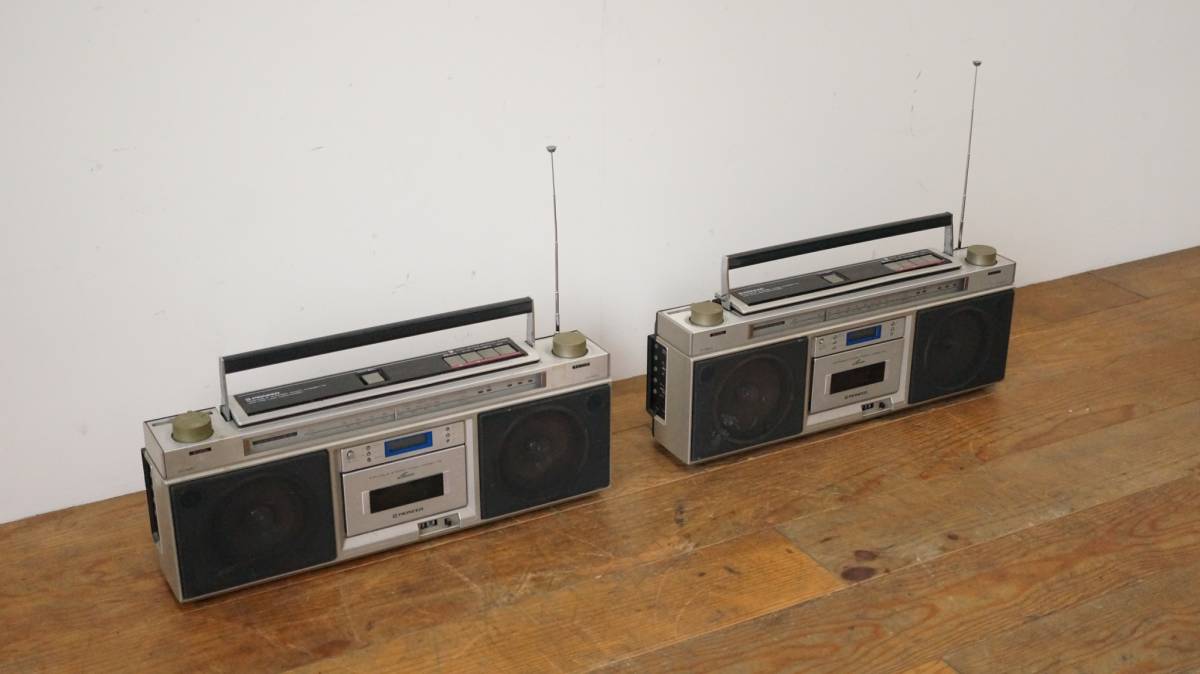 2点まとめて Pioneer パイオニア SK-600 ラジカセ 昭和レトロ 追加画像