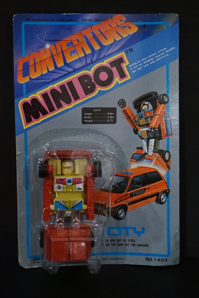 80年代 日本製 Convertors Mini Bot 変形ロボット City 未使用品 トランスフォーム 合体 乗り物 車 の落札情報詳細 ヤフオク落札価格情報 オークフリー スマートフォン版