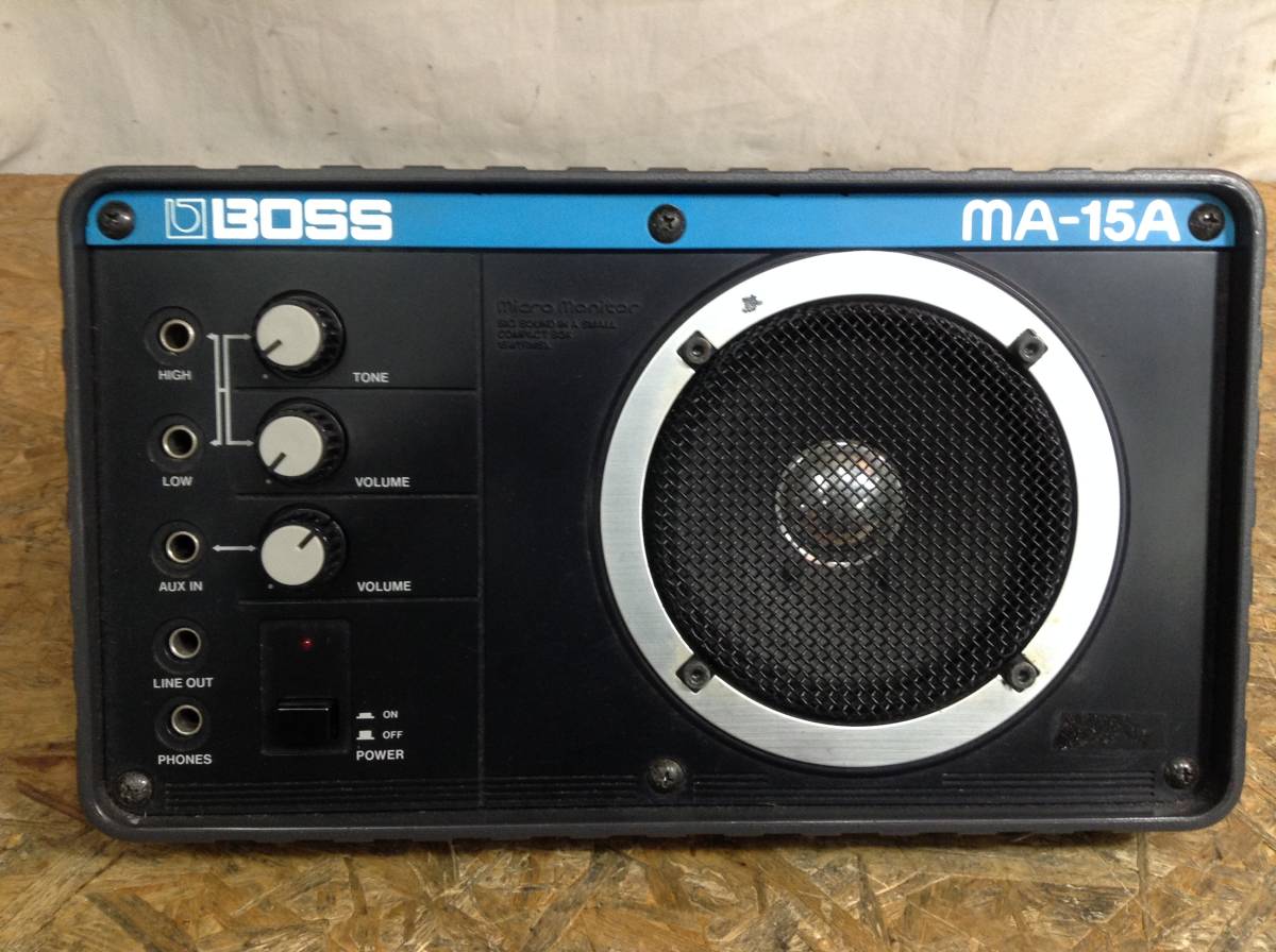 nl200529-002E BOSS MA15A マイクロモニタースピーカー マイク・ギター