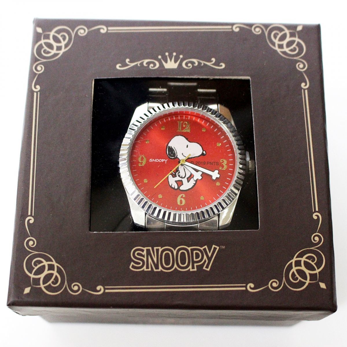 新品 スヌーピー Snoopy 新品 高級感 箱付き クォーツ時計 ウォッチ Luxury Watch 腕時計 赤 レッド D2475 Red 一 Acc Qwer の落札情報詳細 ヤフオク落札価格情報 オークフリー スマートフォン版