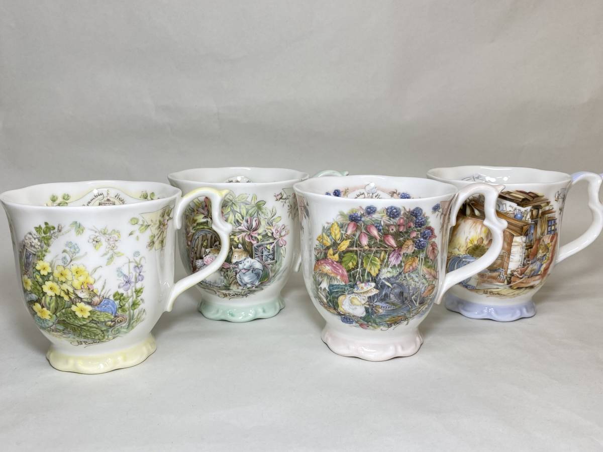 新品　ロイヤルドルトン ブランベリー ヘッジ 　カップソーサー4客 プレート２枚 ロイヤルドルトン ブランベリーヘッジ ティーカップ&ソーサ ー