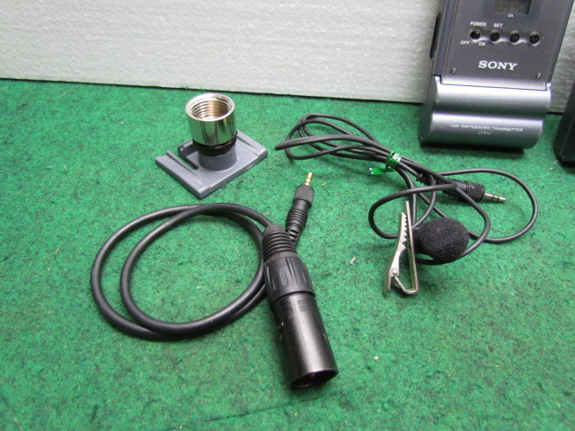 SONY ワイヤレスマイクシステム URX-P1 UTX-B1動作品