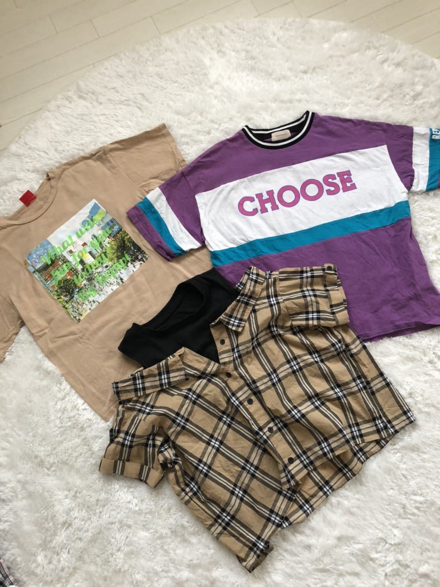 150cm夏服21点 ピンクラテ レピピ Fila Champion Tシャツ スカート 短パン ブラウス ワンピース デニム の落札情報詳細 ヤフオク落札価格情報 オークフリー スマートフォン版