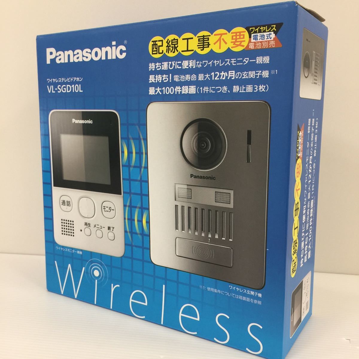 新品 未使用 Panasonic パナソニック ワイヤレステレビドアホン Vl Sgd10l インターホン の落札情報詳細 ヤフオク落札価格情報 オークフリー スマートフォン版