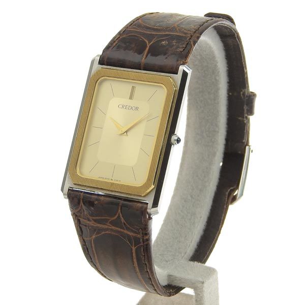 SEIKO セイコー クレドール 6730-5090 14金ベゼル SEIKO セイコー