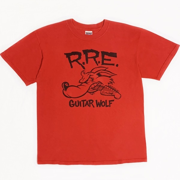 ギターウルフ GUITAR WOLF グッズ アルバム Tシャツ ジャケットプリント R.R.E Rock’n’Roll Etiquette