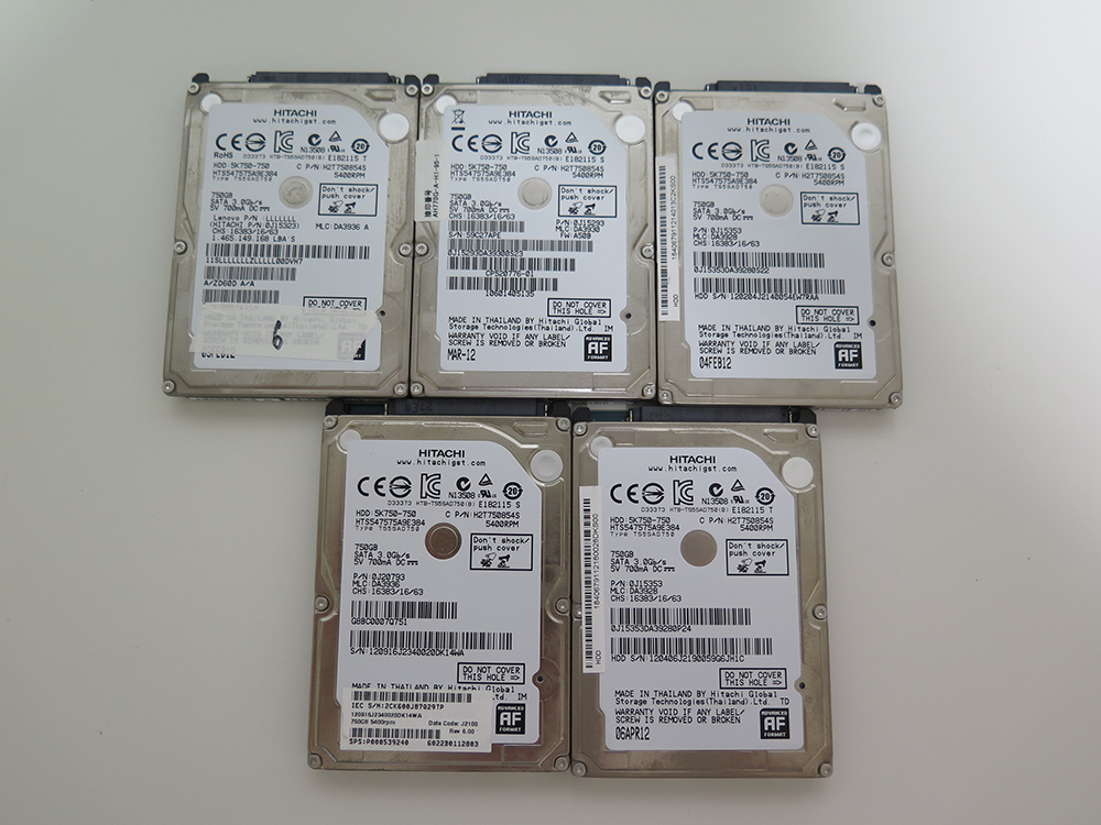 HGST HDD 8TBの5台セット HGST HDD 8TBの5台セット（HGST HDD 8TBの5台セット（価格