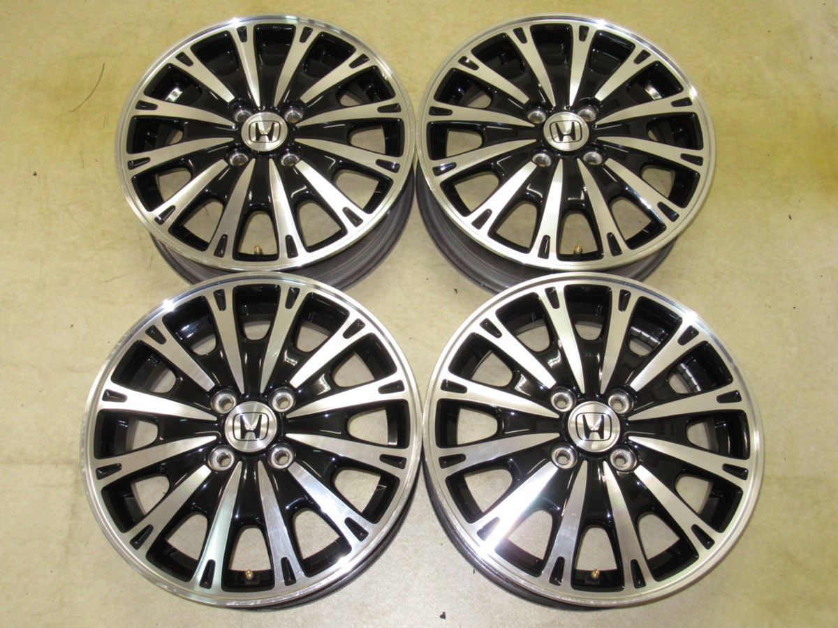 JF1 JF2 N BOXカスタム純正アルミホイール2本 15インチ 4.5J +45