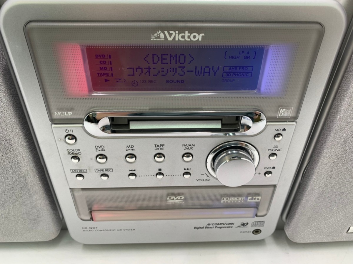 Victor ビクター CA-UXQD7-S ミニコンポ CD / DVD / ラジオ SP-UXQD7-S