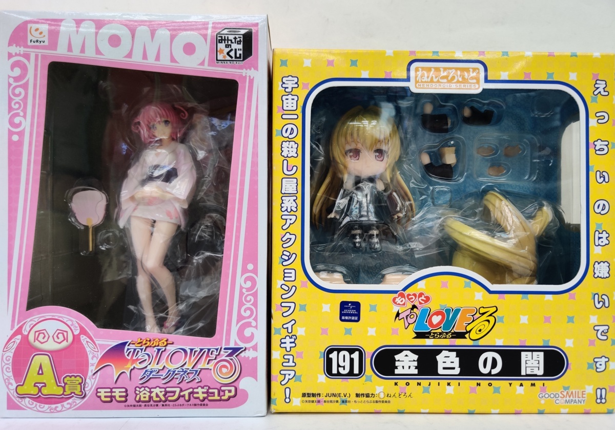 Kt0 同梱不可 To Loveる とらぶる 未開封フィギュア 2点セット ねんどろいど 金色の闇 一番くじ A賞 モモ浴衣フィギュア の落札情報詳細 ヤフオク落札価格情報 オークフリー スマートフォン版