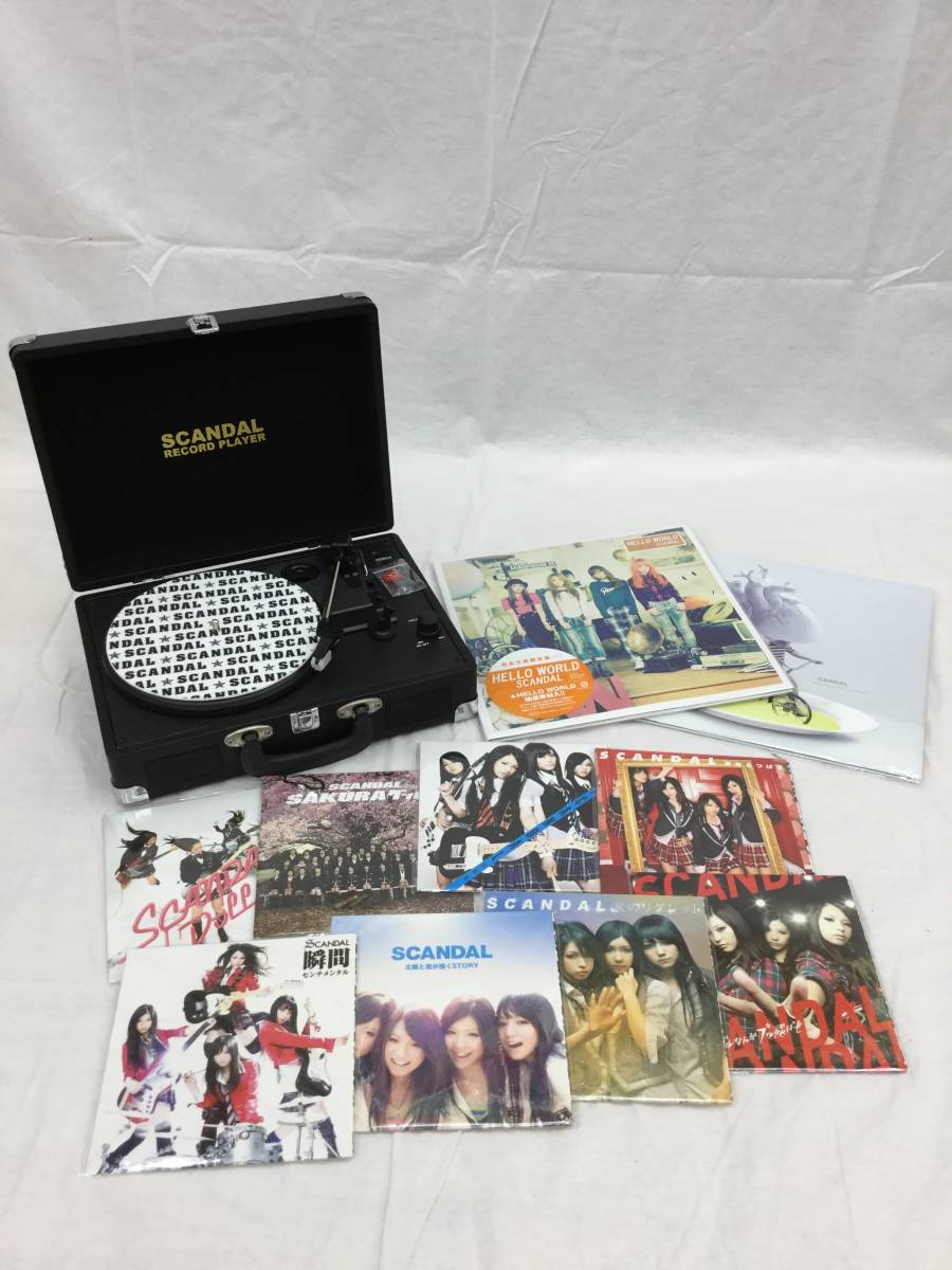SCANDAL 500個限定 レコードプレーヤー 【公式通販】