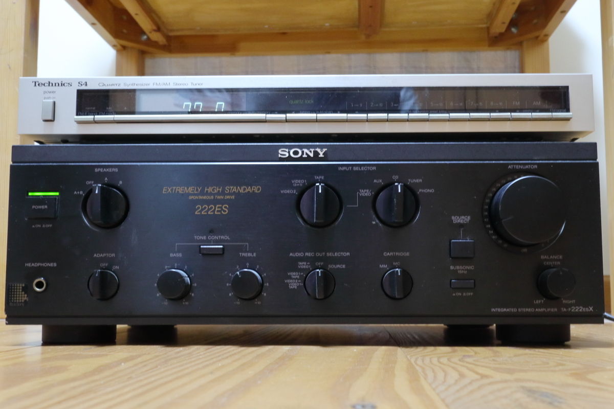 整備済】TA-F222ESX (その2 )プリメインアンプアンプ 完動品 軽