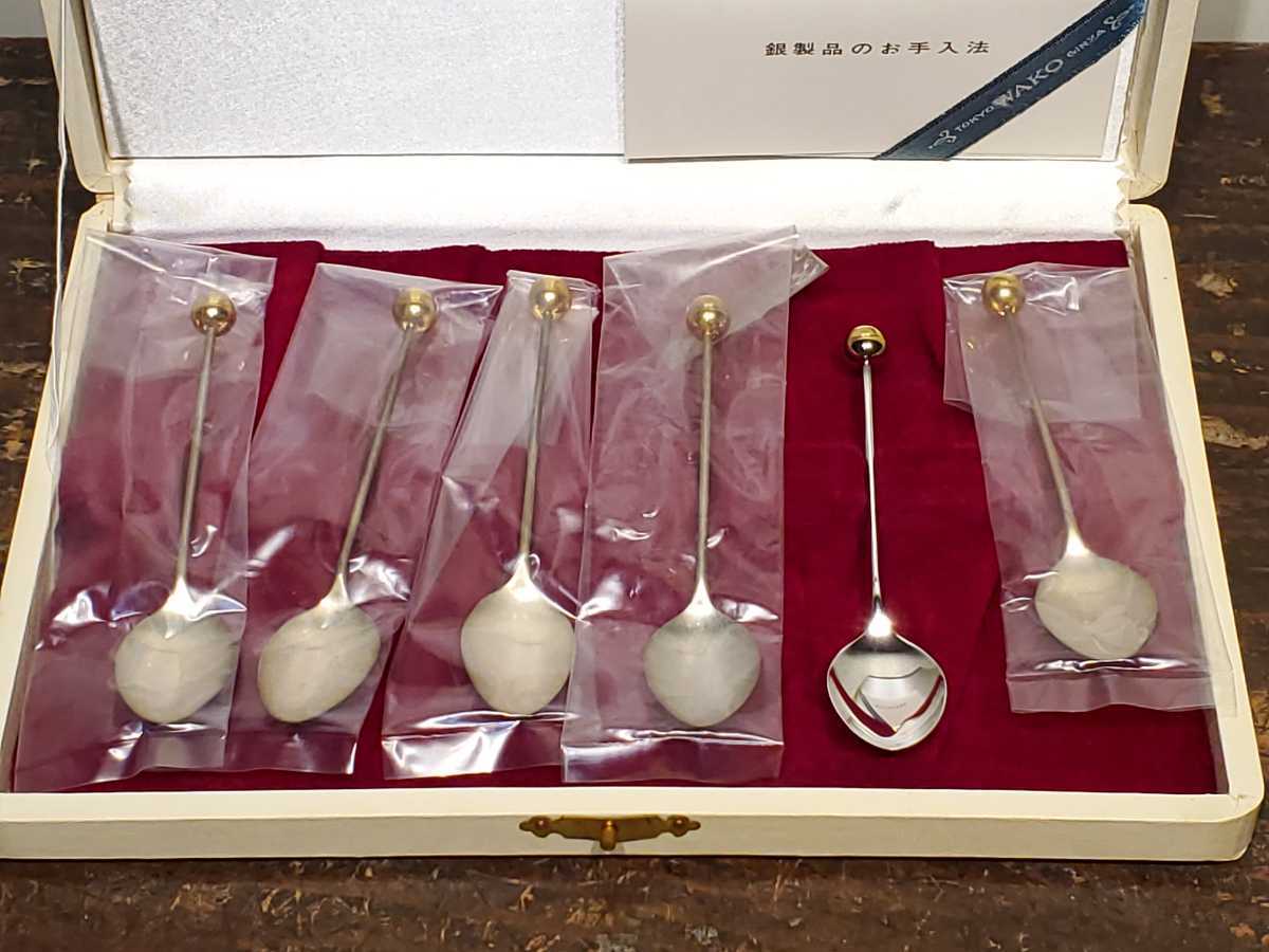 和光 銀スプーン ティースプーン シルバー 未使用？ 6本セット SILVER ...