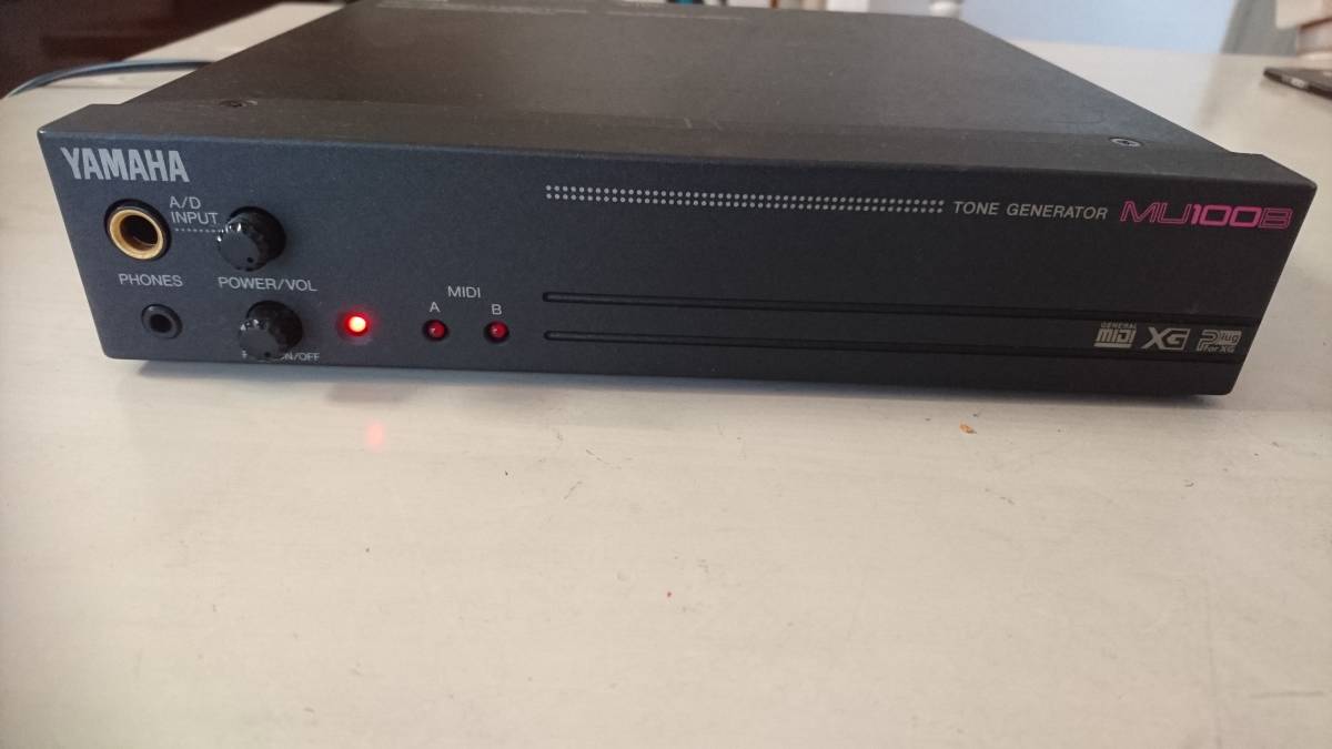 YAMAHA MU100R トーンジェネレーター　動作確認済み YAMAHA MU80 トーンジェネレーター MIDI音源 本体のみ YAMAHA ヤマハ
