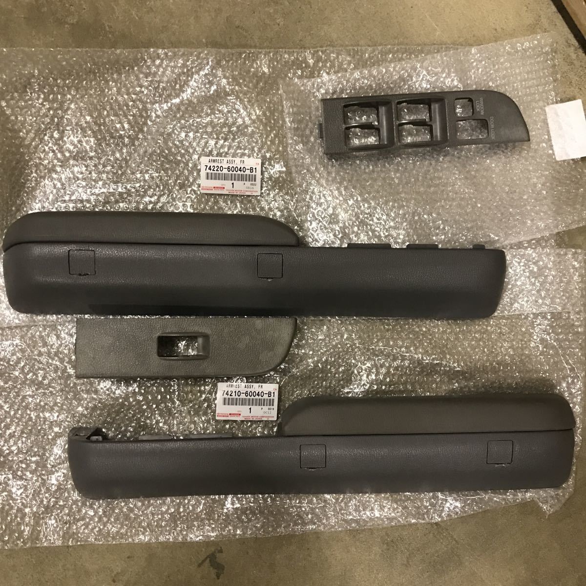 kzj78 78プラド アームレスト スイッチパネル 左右 セット 肘置き