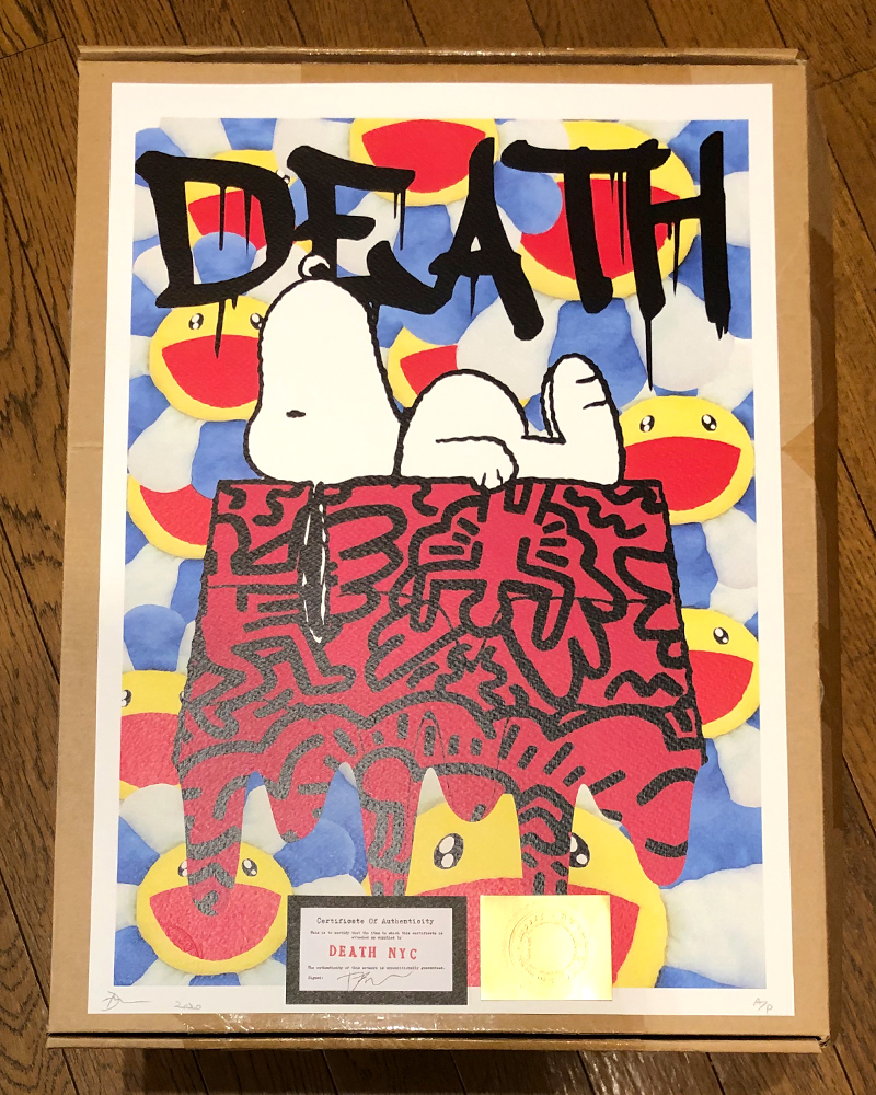 新品】希少 正規品 2020年 最新作 世界限定100枚 DEATH NYC スヌーピー